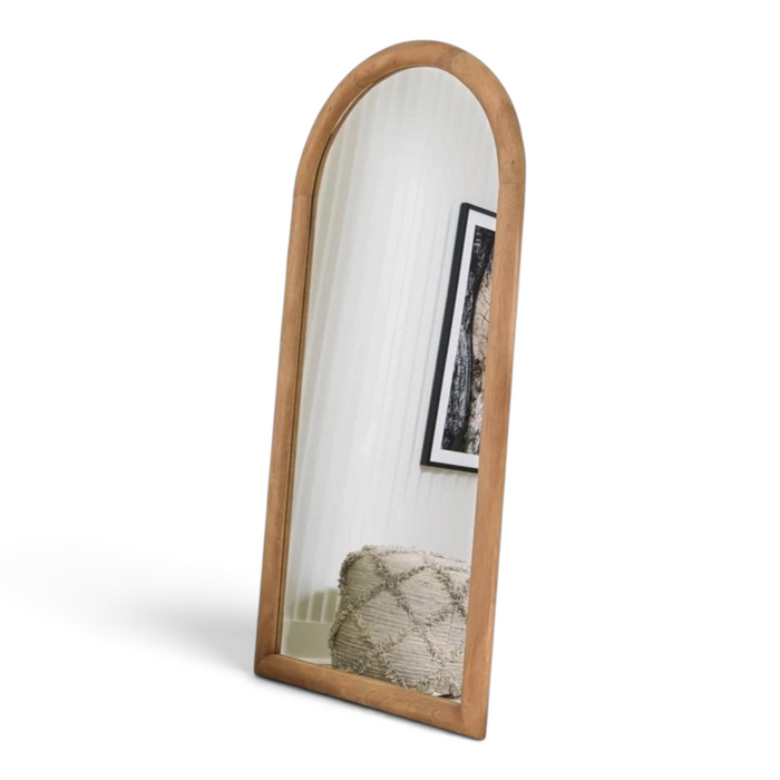 Wooden Floor Mirror