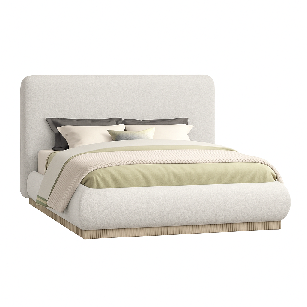 Annie Beige Platform Bed