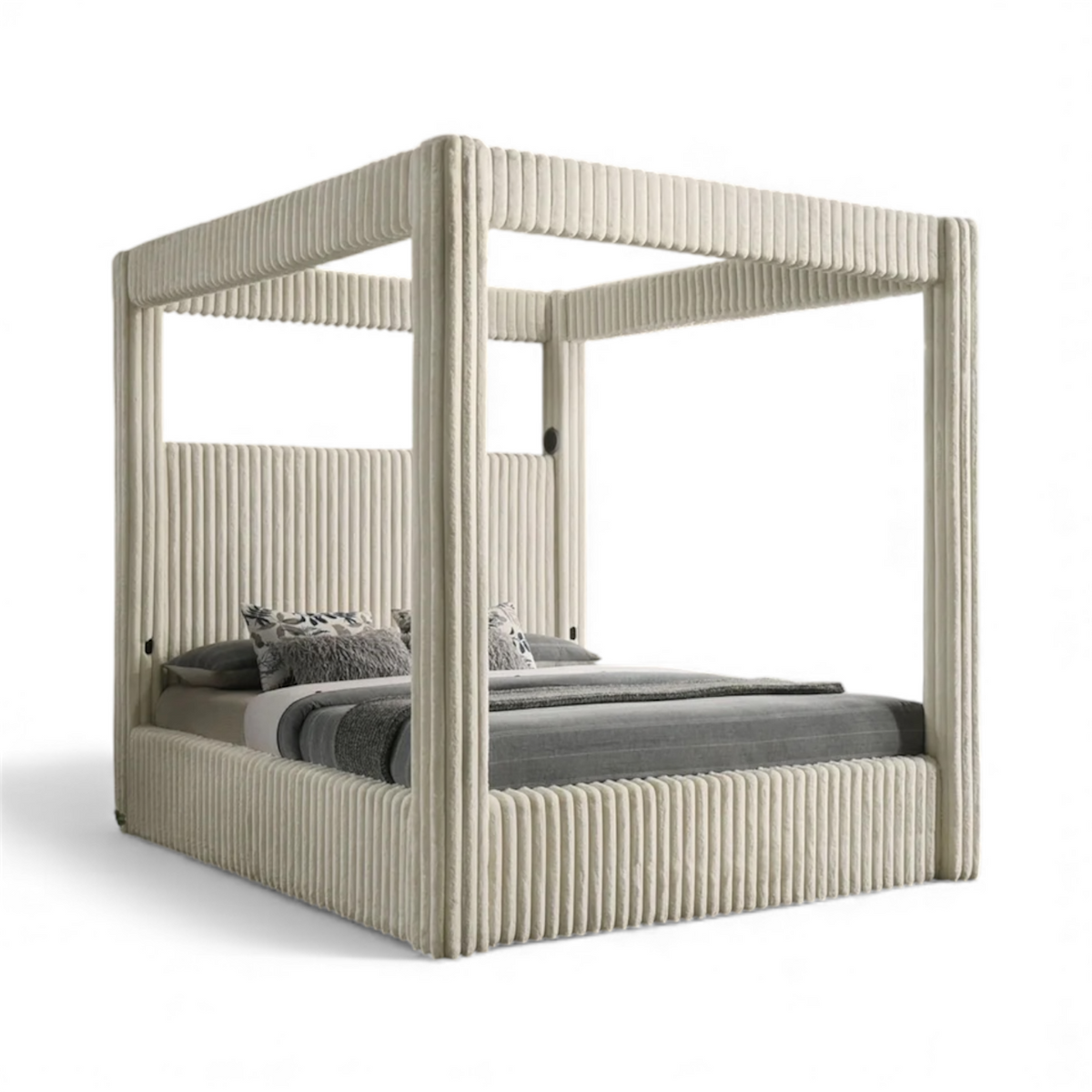 Fluffy Canopy Bed