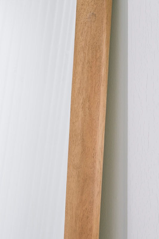 Wooden Floor Mirror