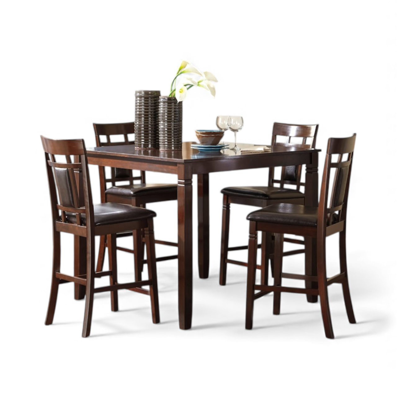 D1010 - Pub Table + 4 Chairs