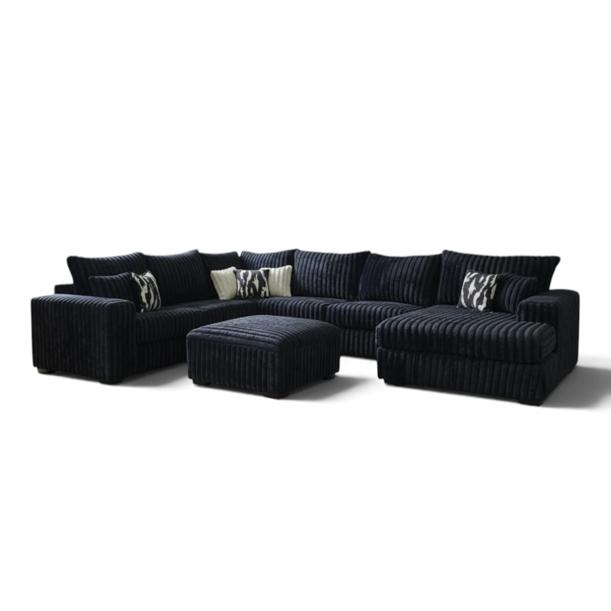 The Texan Size Fluffy Sectional