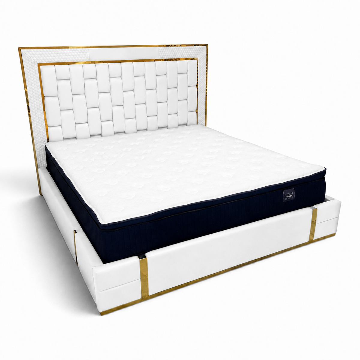 Marluxe Leather Storage Bed