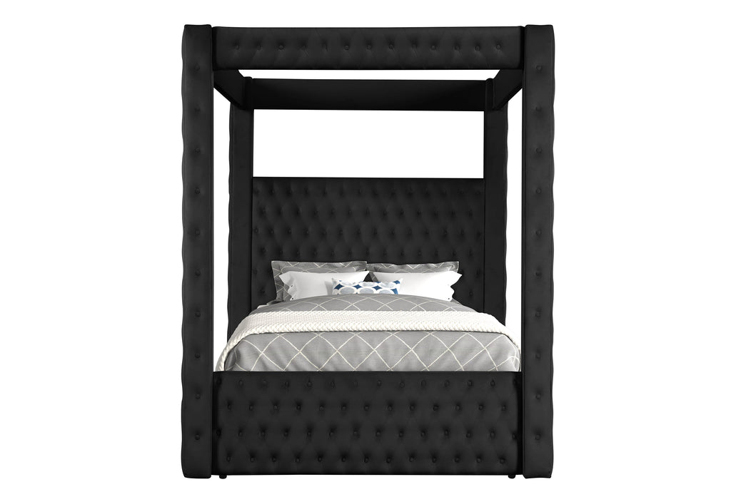 Unique Tufted Canopy Bed