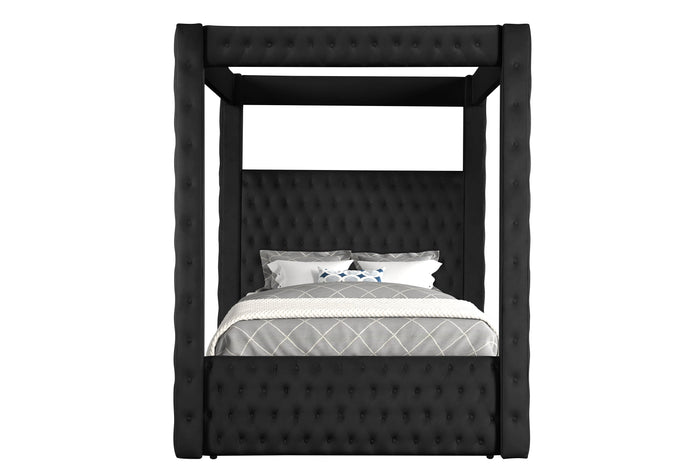 Unique Tufted Canopy Bed