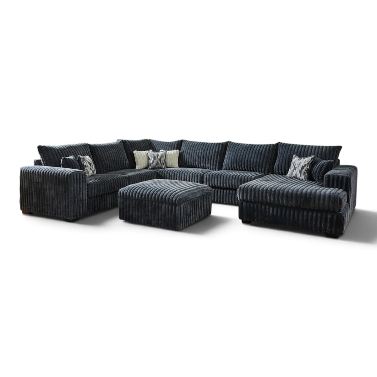 The Texan Size Fluffy Sectional