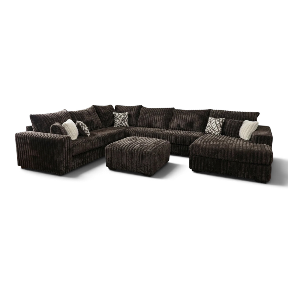 The Texan Size Fluffy Sectional