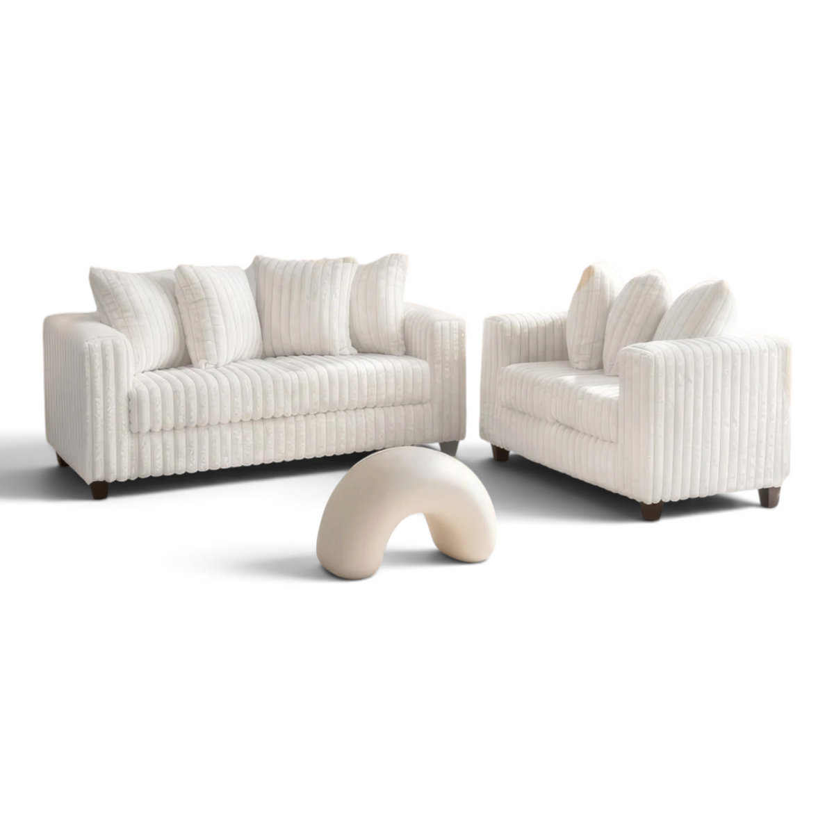 The Fluffy Sofa & Loveseat Set