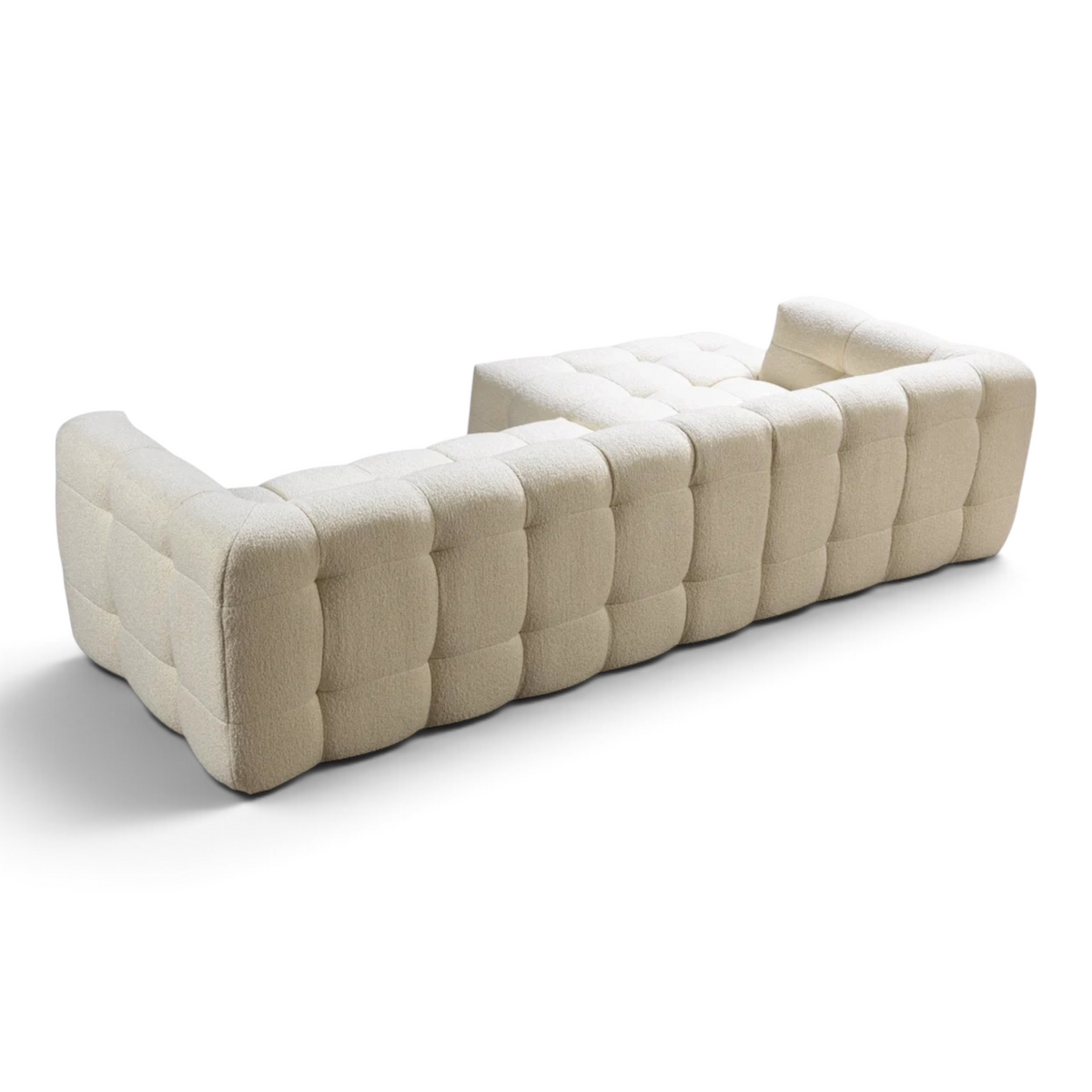 Belize Boucle Ivory LAF/RAF Sectional