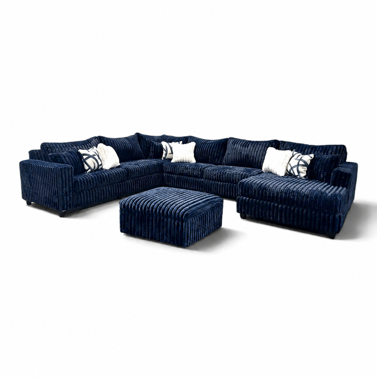 The Texan Size Fluffy Sectional