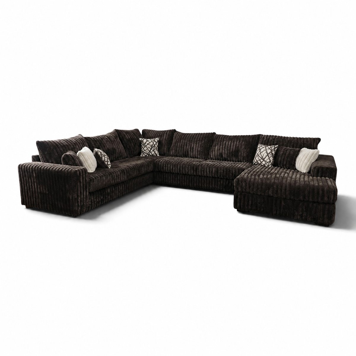 The Texan Size Fluffy Sectional