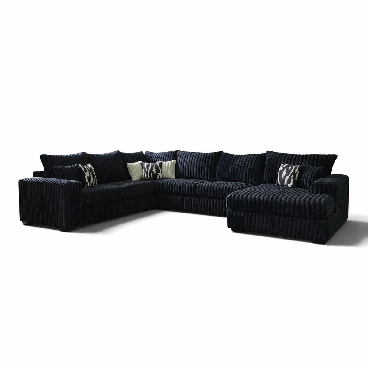 The Texan Size Fluffy Sectional