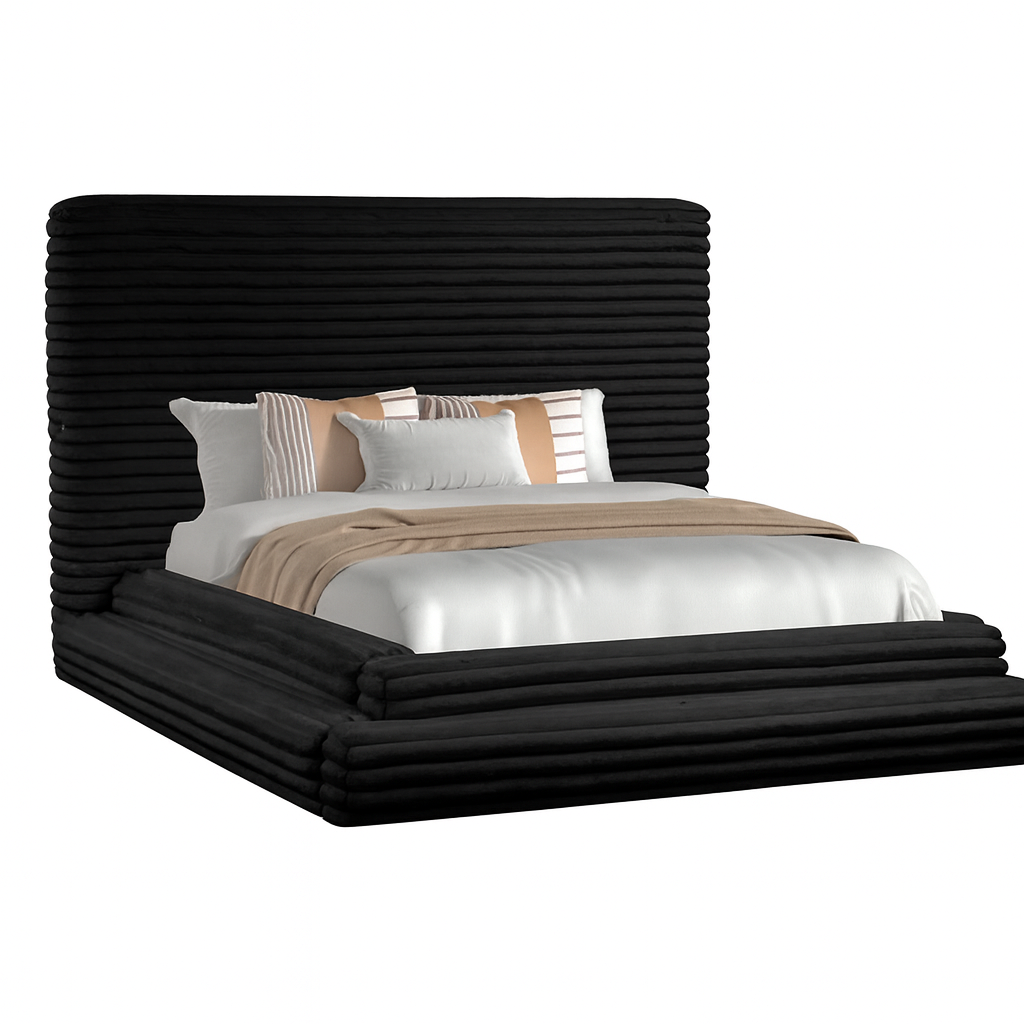 Mariah Black Platform Bed