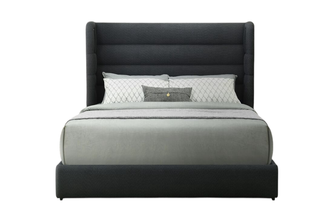 Hero Black Platform Bed (Bluetooth Speaker) - Queen, King