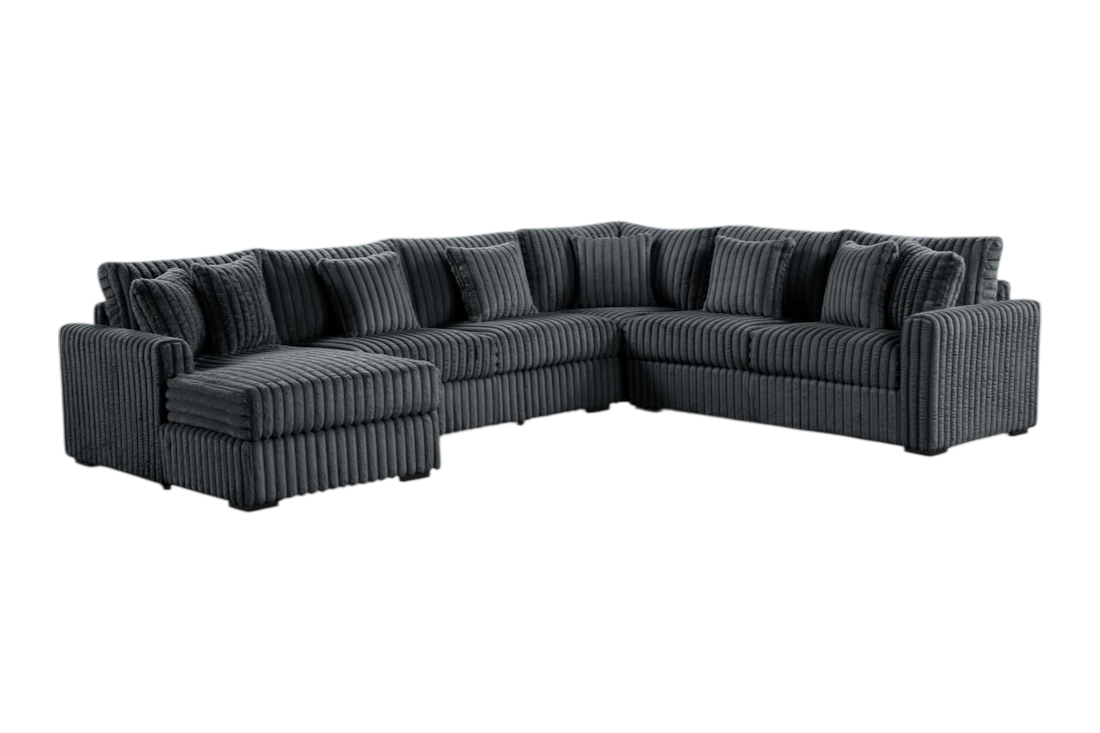 Solana Charcoal Sectional