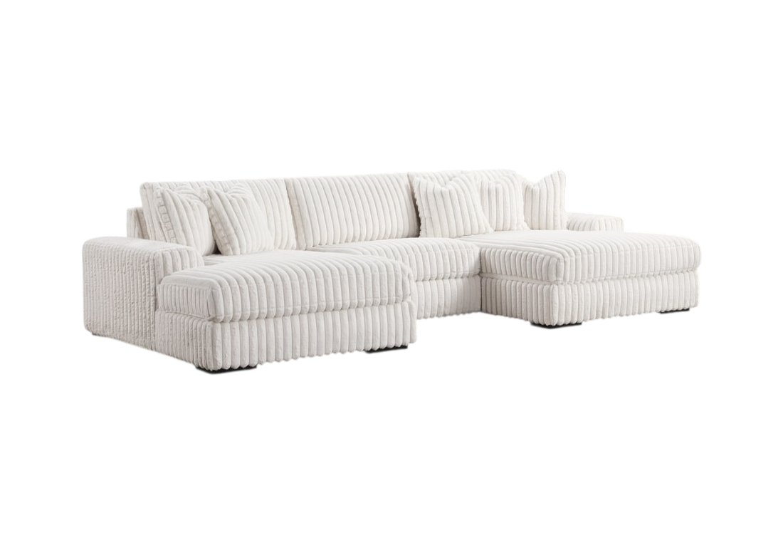 XL SUNDAY2 BEIGE 3PC Sectional