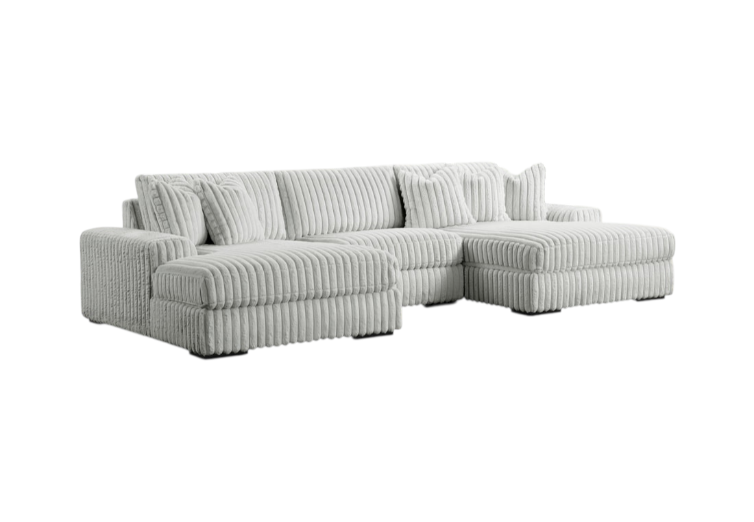 XL SUNDAY2 GRAY 3PC Sectional