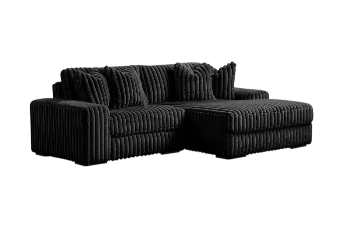 SUNDAY2 BLACK 2PC Sectional