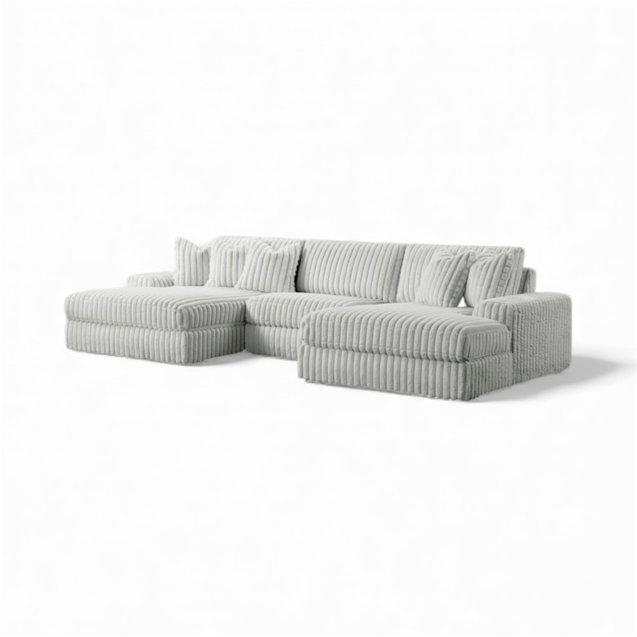 XL SUNDAY2 - GRAY 3PC Sectional