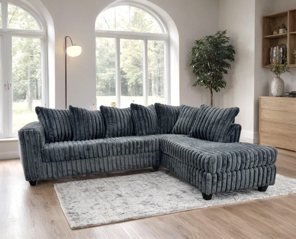 510 - Sectional (Charcoal)