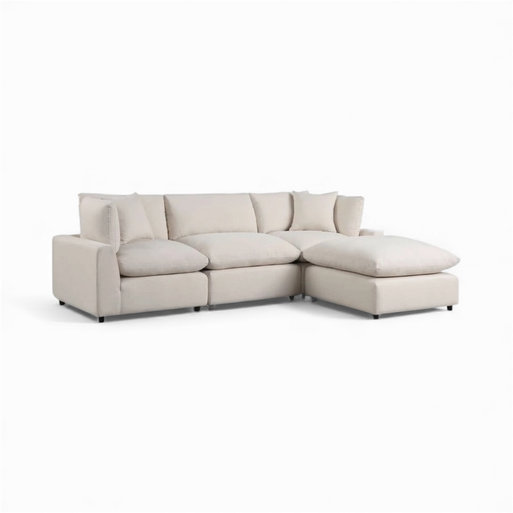 SKY SAND Linen Modular Sectional