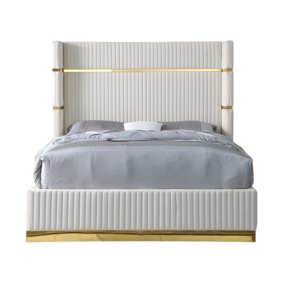 Royalty Velvet Platform Bed
